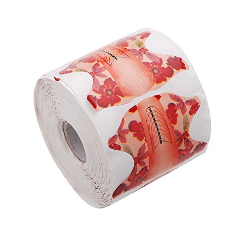 Anself - 500X Pegatinas Moldes Guías Autoadhesivas para Uñas (#1)