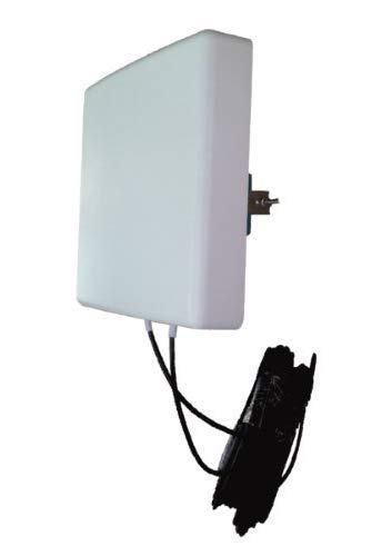 Antena 4G LTE 5G MIMO Direccional 700/800/900/1800/2100/2600 Mhz LowcostMobile 2x10m negro Conector SMA cable LMR200 para Huawei B525, B528, B618, B593, E5186, B310, B315, Asus, TP LINK, Dlink y más