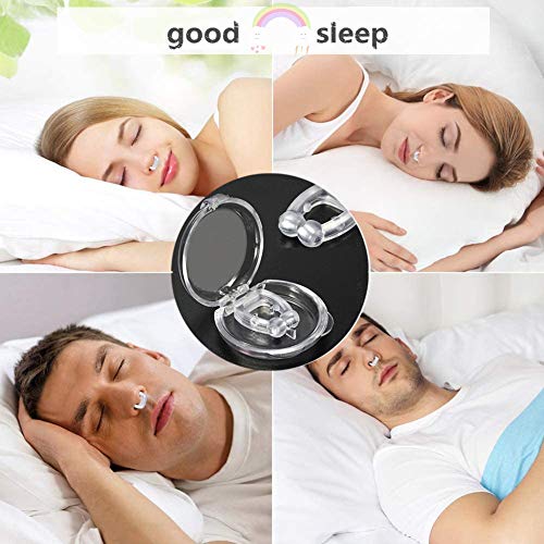 Anti Ronquidos Clip Magnético Silicona Anti Ronquidos Dilatador Nasal Noche Ayuda Dispositivo De Protección
