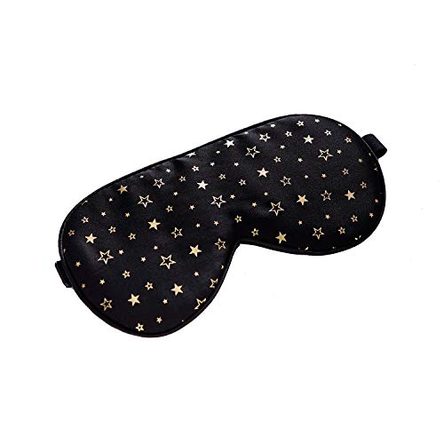 Antifaz para dormir 100% de seda con correa ajustable, cómodo y supersuave