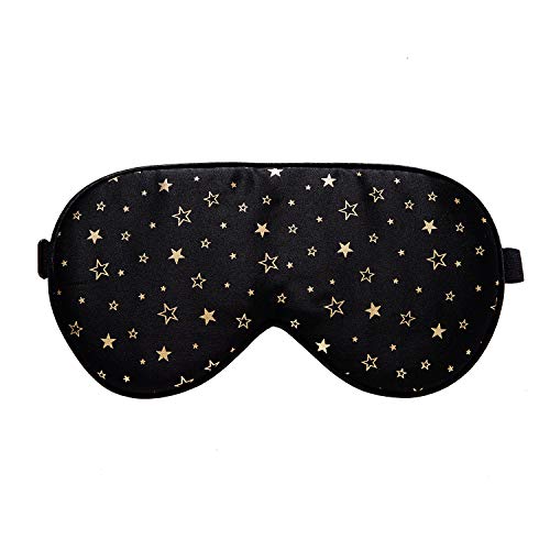 Antifaz para dormir 100% de seda con correa ajustable, cómodo y supersuave