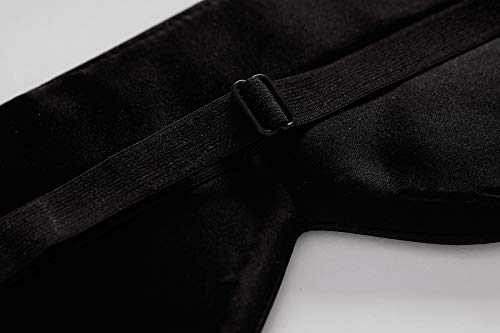 Antifaz para dormir 100% de seda con correa ajustable, cómodo y supersuave