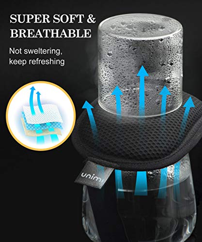 Antifaz para dormir Unimi para mujeres y hombres, antifaz ultrafino que bloquea la luz 3D, material de lycra suave, 360 ° sin ángulo ciego para bloquear completamente el antifaz ligero para dormir