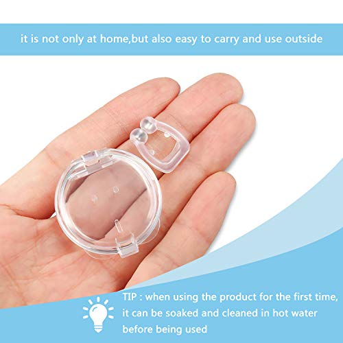 Antironquidos Clip Nasal Magnético, Anti Ronquidos eficaz Dilatador Nasal Nariz Clip Stopper Anti ronquido Stop Ronquidos Anti Ronquidos Dilatador Nasal para Ayudar a Dormir Mejor (10 Piezas)