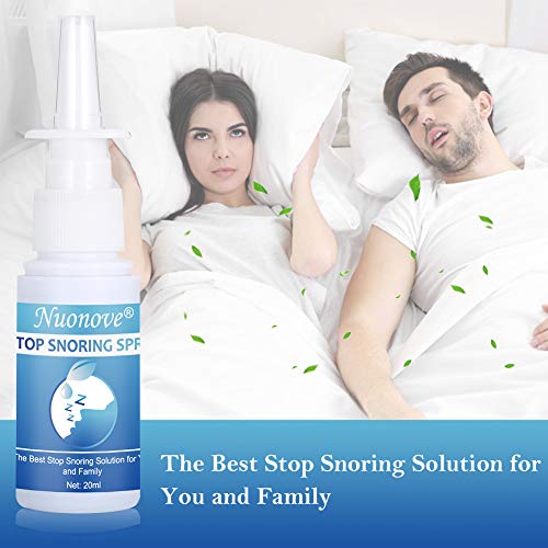 Antirronquidos Spray, Stop Snoring Spray, Solución Antirronquidos en Gotas,Dispositivos Anti Ronquidos Solucione, Reduce los Efectos Secundarios y Mejora el Sueño 20ml