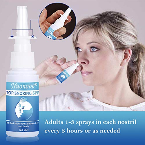 Antirronquidos Spray, Stop Snoring Spray, Solución Antirronquidos en Gotas,Dispositivos Anti Ronquidos Solucione, Reduce los Efectos Secundarios y Mejora el Sueño 20ml