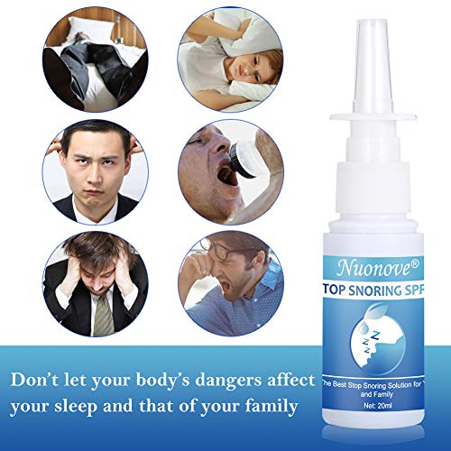 Antirronquidos Spray, Stop Snoring Spray, Solución Antirronquidos en Gotas,Dispositivos Anti Ronquidos Solucione, Reduce los Efectos Secundarios y Mejora el Sueño 20ml