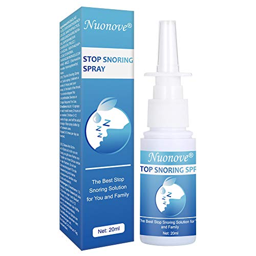 Antirronquidos Spray, Stop Snoring Spray, Solución Antirronquidos en Gotas,Dispositivos Anti Ronquidos Solucione, Reduce los Efectos Secundarios y Mejora el Sueño 20ml