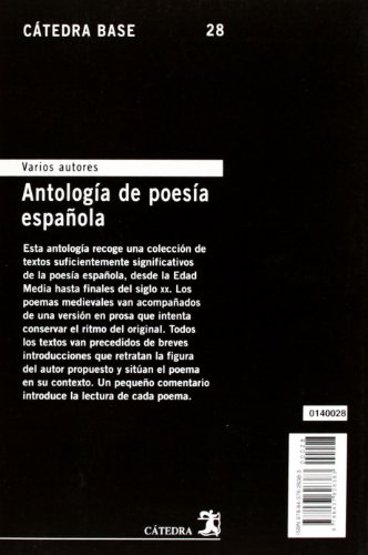 Antología de poesía española (Cátedra base)