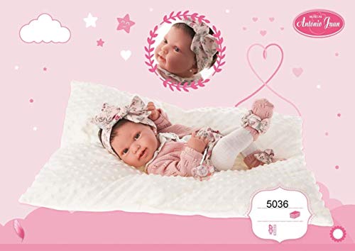 Antonio Juan- Muñeca Baby Born Pipa 42 cm, Multicolor (5036) , color/modelo surtido