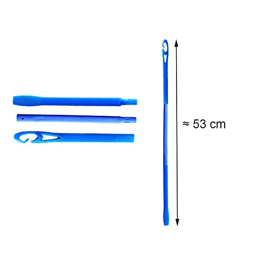 Anyasen 20 Piezas Rulos para el Pelo Rizador Pelo Rizadores de Pelo Rulos de Pelo Peinado de Rizos Espiral Rizador Pelo sin Calor y Ganchos, 55 cm