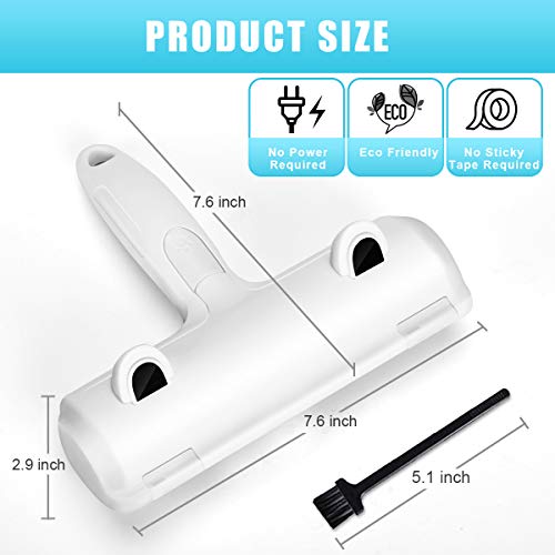 AOGUERBE Quitapelos y Rodillos para Mascotas, Cepillo de Limpieza Removedor de Pelaje para Perro y Gato, Mágico Depilación Eliminador de Pelo para Animales Cepillos para Perros