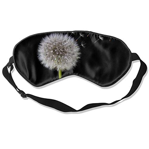 AOOEDM Máscara para dormir Semillas de diente de león Correa ajustable Máscara para los ojos Bloques suaves Venda ligera para dormir, viajar, siestas, meditación