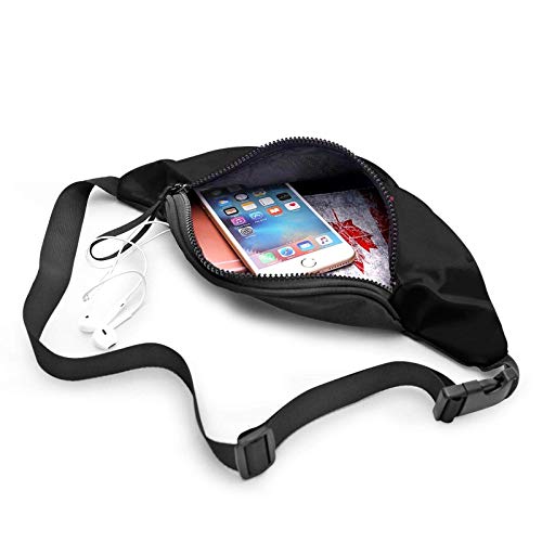 AOOEDM Riñonera para Hombres y Mujeres, riñonera Informal para Exteriores con diseño de Rata y ratón de Roca para Entrenamiento, Viajes, Senderismo