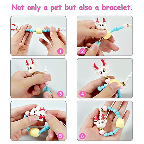 aovowog Pop Beads 560 PCS Joyería Snap Pop Beads DIY Kit Pulsera Anillo de Collar Juguetes Regalos de Cumpleaños de Juguetes para 3,4,5,6,7,8 Niños Niñas