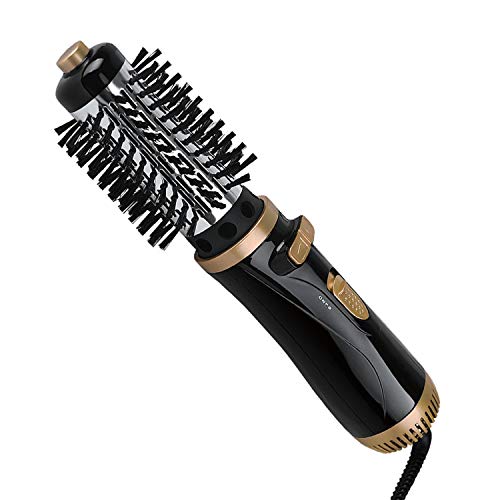 Aparato profesional de peluquería multifuncional 5 en 1 (última versión), cepillo de aire caliente, rizador de pelo, secador de pelo, apto para todos los tipos de cabello