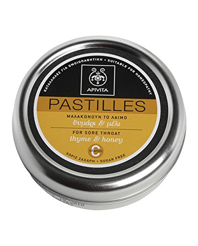 Apivita - Pastillas expectorantes con miel & tomillo