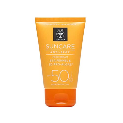 Apivita Suncare Crema Facial Antimanchas SPF50+, 50ml