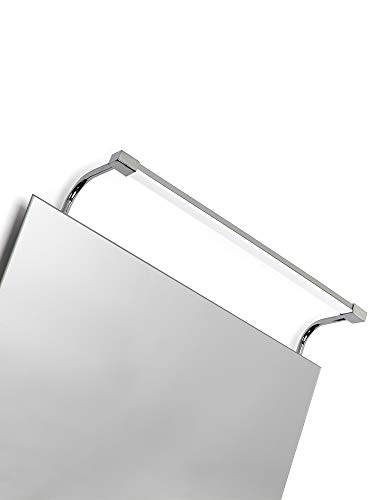 Aplique de baño pequeño SISLEY - Iluminación interior MANTRA - LED 6W IP44 - color plata cromo