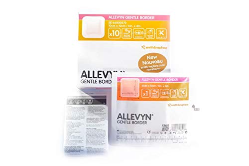 Apósito Gentle Border de Allevyn, 10 cm x 10 cm (10), salud y belleza de Reino Unido