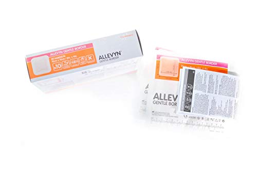 Apósito Gentle Border de Allevyn, 10 cm x 10 cm (10), salud y belleza de Reino Unido