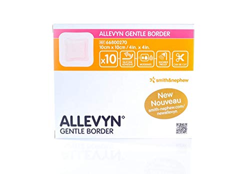 Apósito Gentle Border de Allevyn, 10 cm x 10 cm (10), salud y belleza de Reino Unido