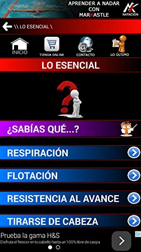 Aprender a Nadar con MarKastle