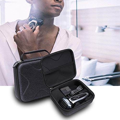 Aproca Duro Viajes Funda Bolso Caso para Panasonic ES-LV65-S803 LV67 LV97 LV95-s LV6Q LV9Q Premium Wet & Dry Afeitadora eléctrica (Black-Allotted Molding)