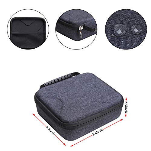 Aproca Duro Viajes Funda Bolso Caso para Panasonic ES-LV65-S803 LV67 LV97 LV95-s LV6Q LV9Q Premium Wet & Dry Afeitadora eléctrica (Black-Allotted Molding)