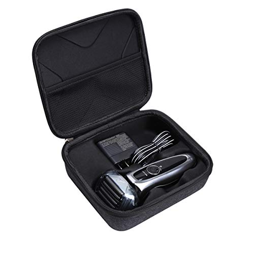 Aproca Duro Viajes Funda Bolso Caso para Panasonic ES-LV65-S803 LV67 LV97 LV95-s LV6Q LV9Q Premium Wet & Dry Afeitadora eléctrica (Black-Allotted Molding)