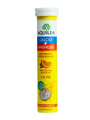 Aquilea Magnesio con Calcio 14 Comprimidos Efervescentes, 200g, Pack de 1