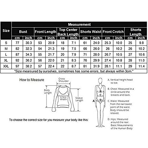 ARBLOVE Pijama Seda Mujer Verano Cortos 2 Piezas Suave,Cómodo y Agradable