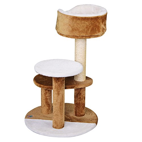 Árbol de gato Artículos for mascotas Medio Natural animal doméstico del gato del sisal cuerda del gato del gato Cabeza de gato de juguete árbol del gato de juguete Deportes para el hogar y la tienda d