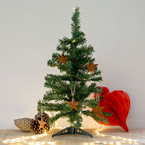 Árbol de Navidad artificial con pie - 60 cm