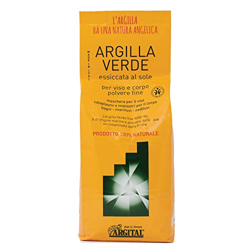 Arcilla verde fina - Argital - 2,5kg - Cosmética natural mascarilla