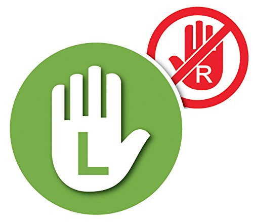 Arda 28917 Man regla para zurdos, 17 cm, Left