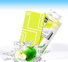 Areon Clima Fresh Ambientador Manzana Verde Casa Aire Acondicionado Olor Fruit Original Hogar Salón Oficina Tienda ( Green Apple Pack de 3 )