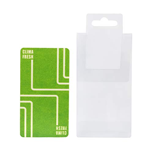 Areon Clima Fresh Ambientador Manzana Verde Casa Aire Acondicionado Olor Fruit Original Perfume Hogar Salón Habitación Oficina Tienda Duradero Moderno ( Green Apple Pack de 12 )