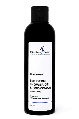 argentum plus Gel de Ducha y Gel de Baño Plata-MSM SEB Derm - 200 ml