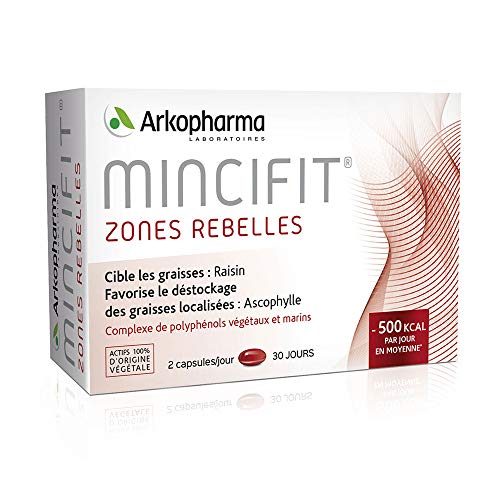 Arkopharma Mincifit - Ataca y favorece la pérdida de grasa (-500 kcal/día), paquete de 30 días