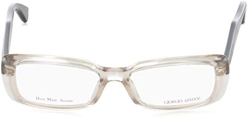 Armani 0AR8060 502931 50 Gafas de sol, Gris (Transparent Grey/Green), Hombre