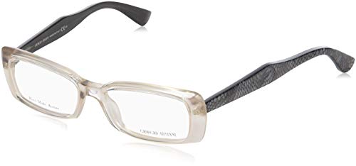 Armani 0AR8060 502931 50 Gafas de sol, Gris (Transparent Grey/Green), Hombre