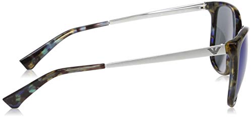 Armani 0AR8075 549513 48 Gafas de sol, Marrón (Matte Striped Brown/Browngradient), Mujer