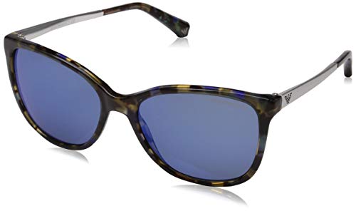 Armani 0AR8075 549513 48 Gafas de sol, Marrón (Matte Striped Brown/Browngradient), Mujer