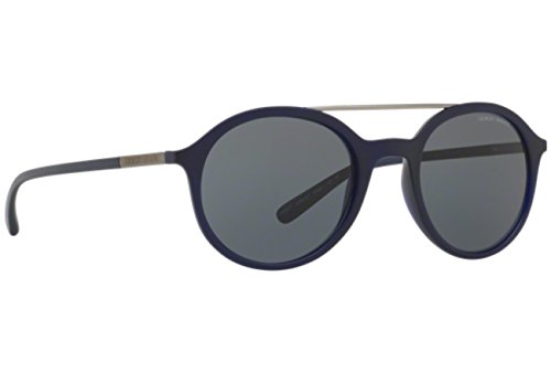 Armani 0AR8077 508887 50 Gafas de sol, Azul (Matte Transparent Blue/Grey), Hombre