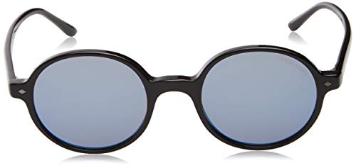 Armani 0AR8097 501704 49 Gafas de sol, Negro (Black/Greymirrorbluee), Hombre