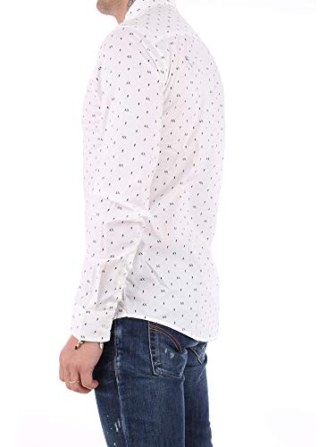 Armani Exchange Camisa Manga Larga Hombre Crema 3HZC25ZNEAZ-7129