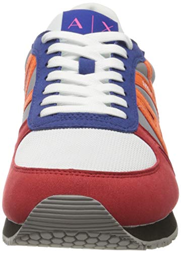 Armani Exchange Sneaker, Zapatillas para Hombre, Multicolor (Multicolor K492), 42 EU