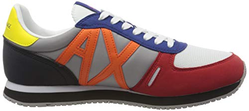 Armani Exchange Sneaker, Zapatillas para Hombre, Multicolor (Multicolor K492), 42 EU