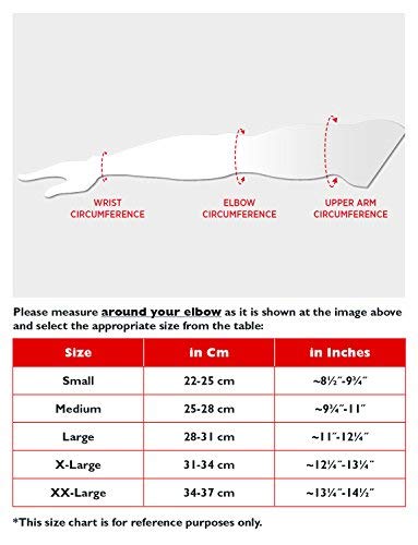 armoline Tennis Elbow Support Brace Brazo Derecho gimnasio correa dolor de epicondilitis Wrap manga artritis deporte Protector de brazo golfistas Epi – neopreno ajustable